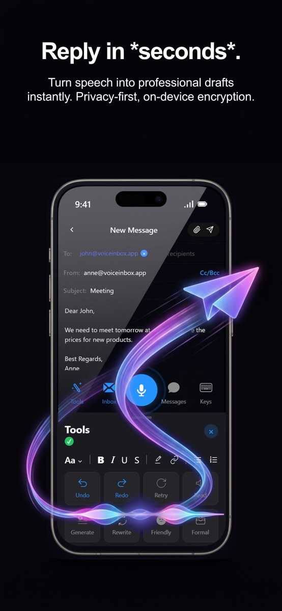 VoiceInbox — Reply in seconds