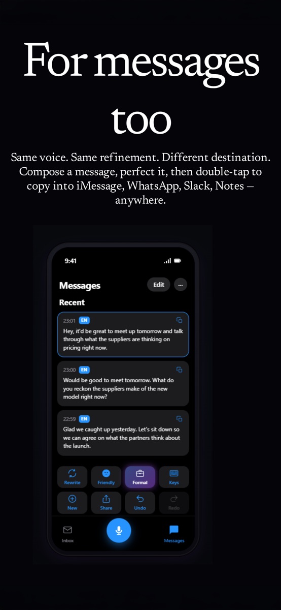 VoiceInbox — For messages too